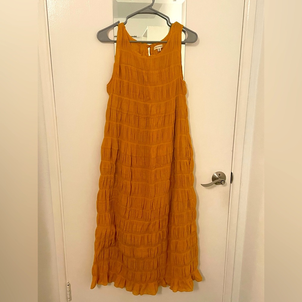 Mustard yellow summer dress, size medium.